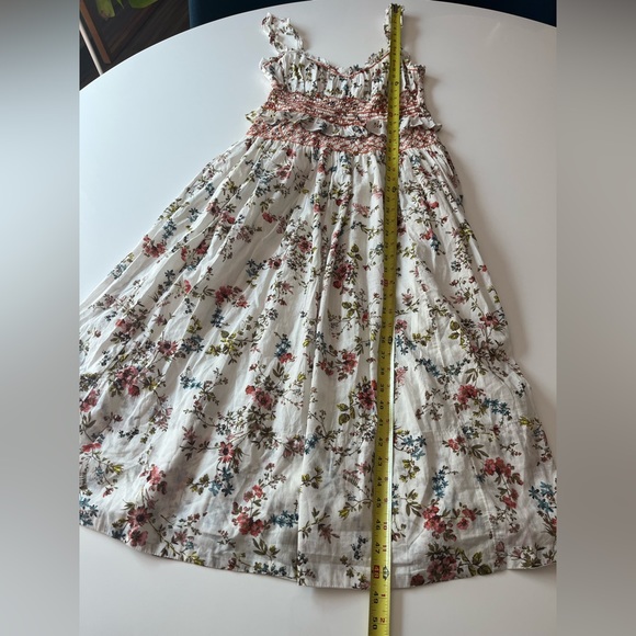 NWT Anthropologie Sleeveless Smocked-Waist
Ruffled Midi Dres Sz Medium - Picture 7 of 16